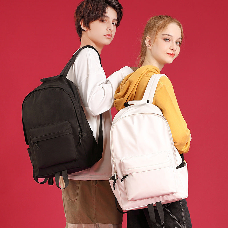 Female College Large Capacity Good-looking Solid Middle School Students' Schoolbags