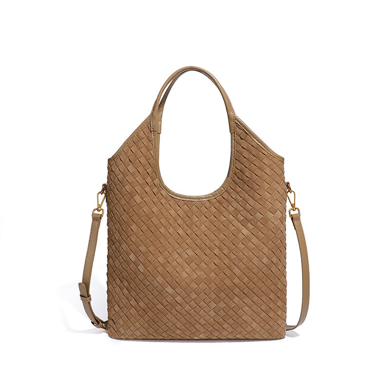 Women's Fashionable Frosted Portable Commuter Large Capacity Women's Handbag