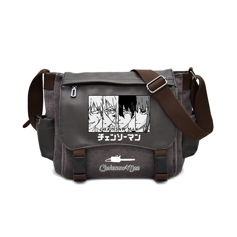 One Piece Human Ghost Blade Totoro Men's Shoulder Bags