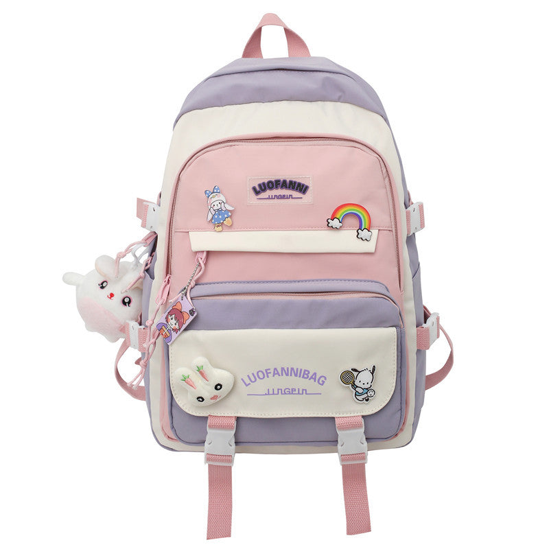 Leisure Junior High Female College Korean Backpacks