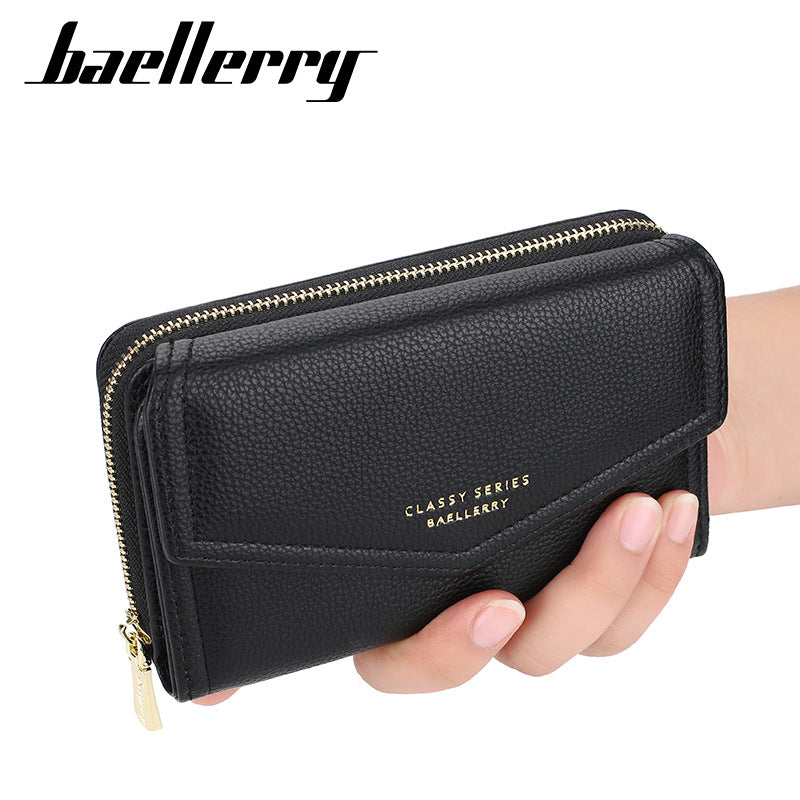 Women's Cute High-grade Short Multiple Slots Zipper Ladies Wallet