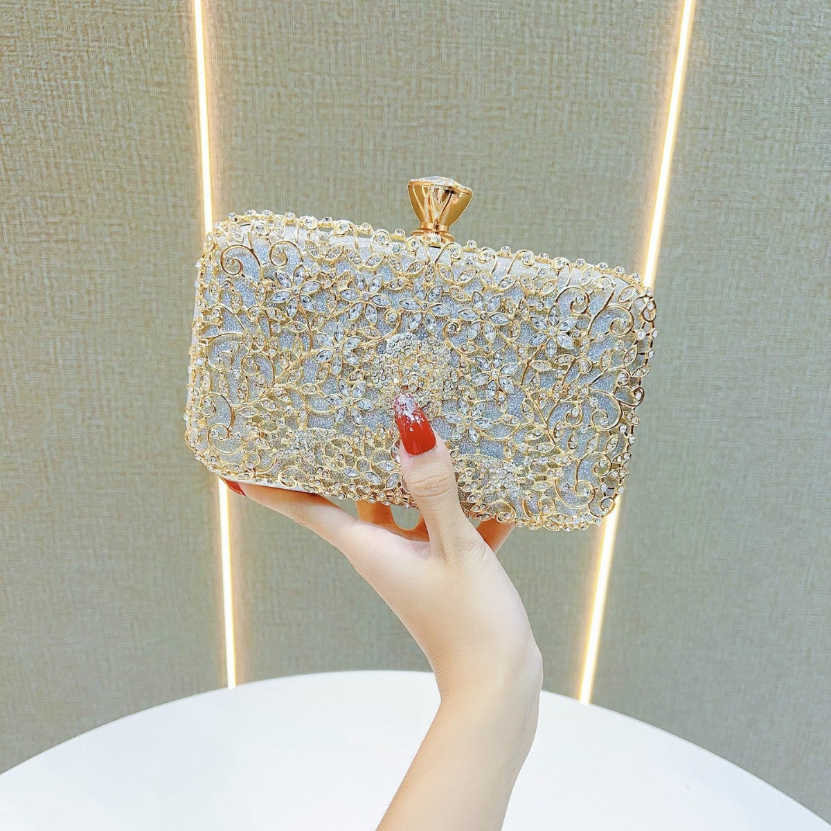 Diamond Dinner Banquet Clutch All Match Handbags