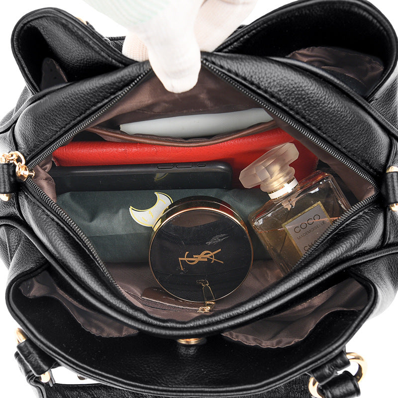 Women's Innovative Large Capacity Elegant Soft Shoulder Bags