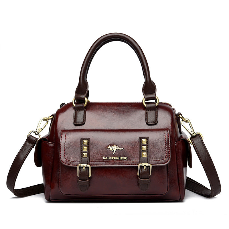 Women's Stylish Fashion Contrast Color Elegant Handbags