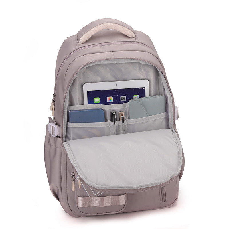 High Large Capacity Waterproof Stain Resistant Middle School Students' Schoolbags