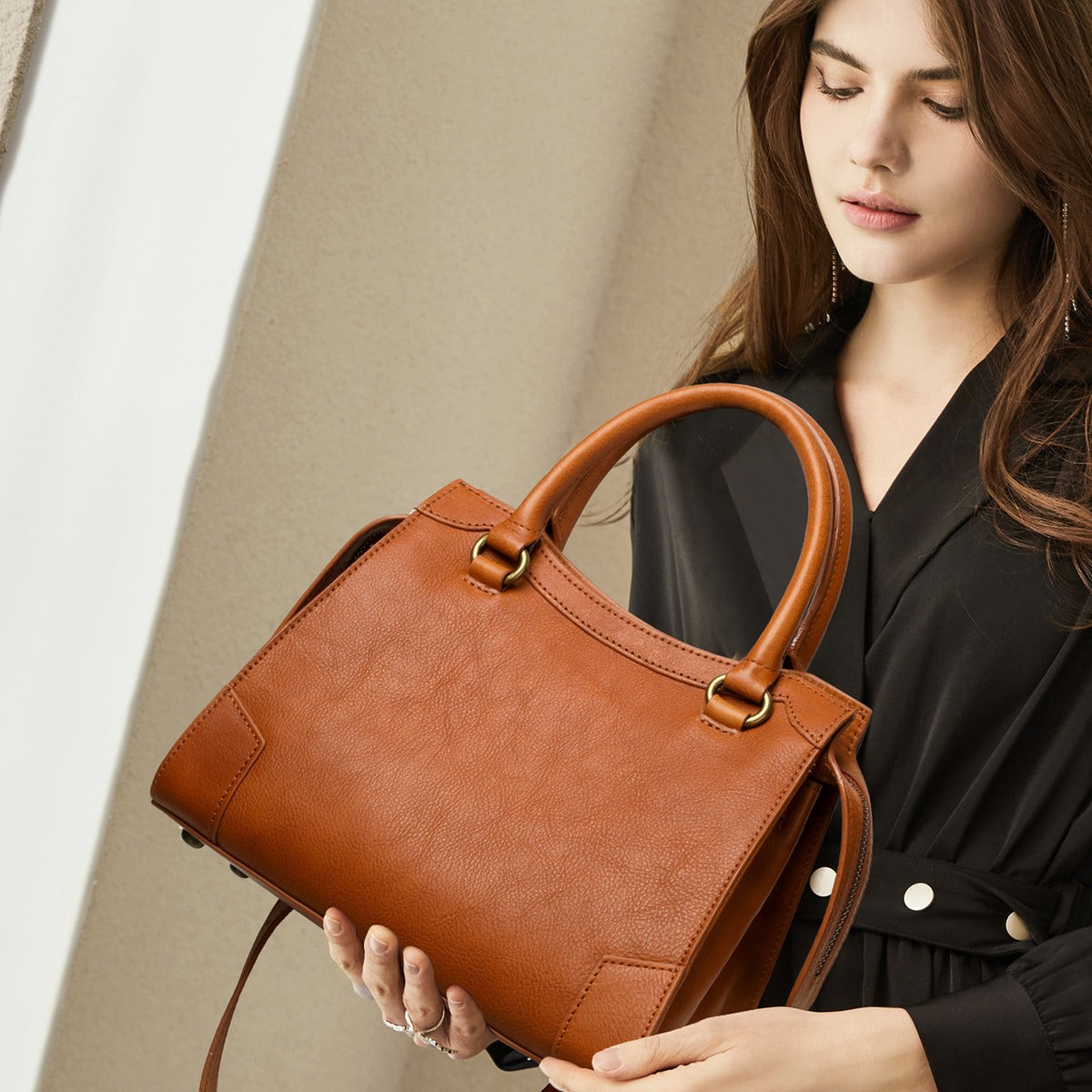 Women's Genuine Leather High-grade Delicate Pouch Women's Handbag
