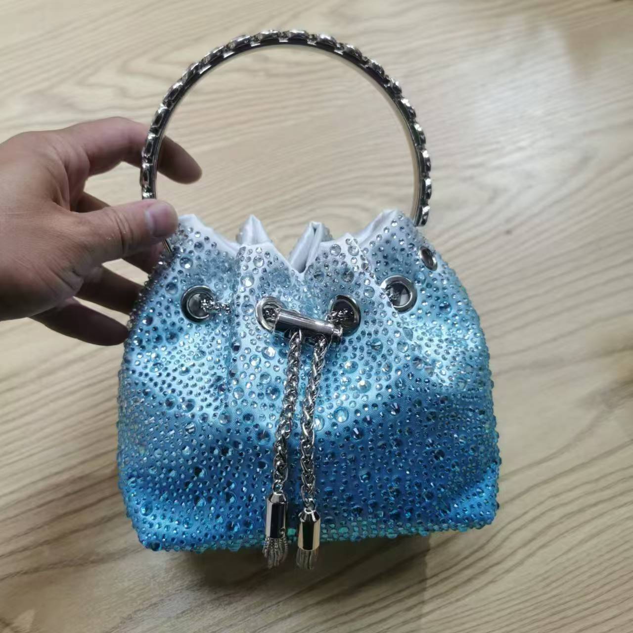 Women's Heron Live Streaming On Tassel Rhinestone Shoulder Bags