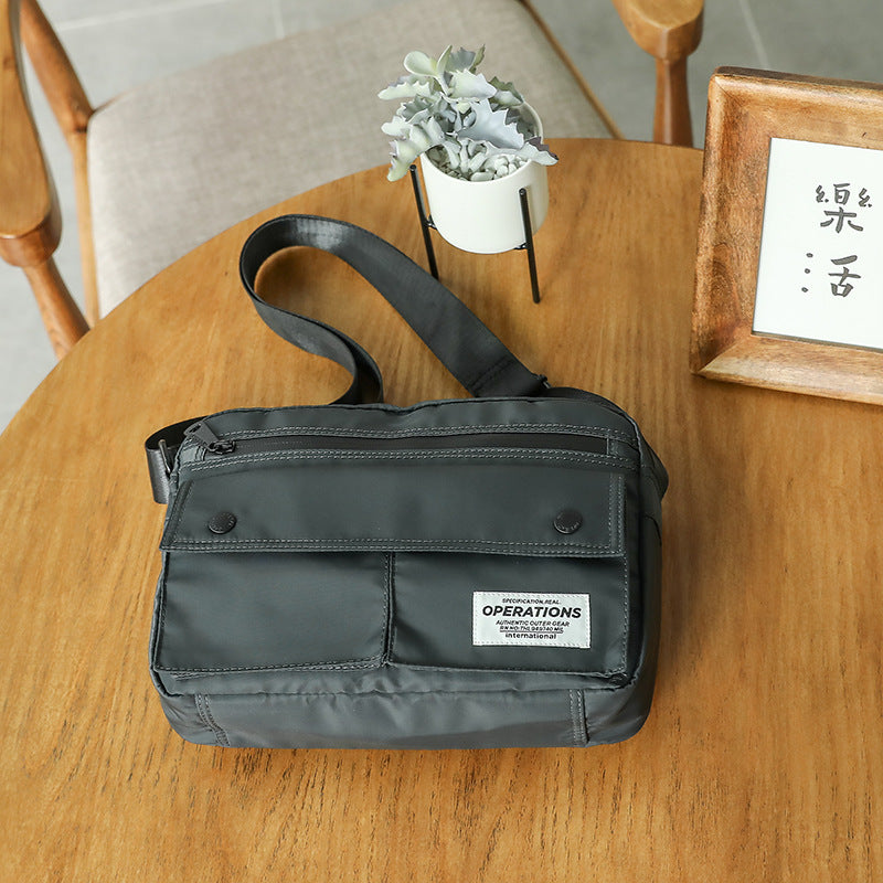 Men's Korean Style Simple Oxford Cloth Horizontal Men's Shoulder Bags