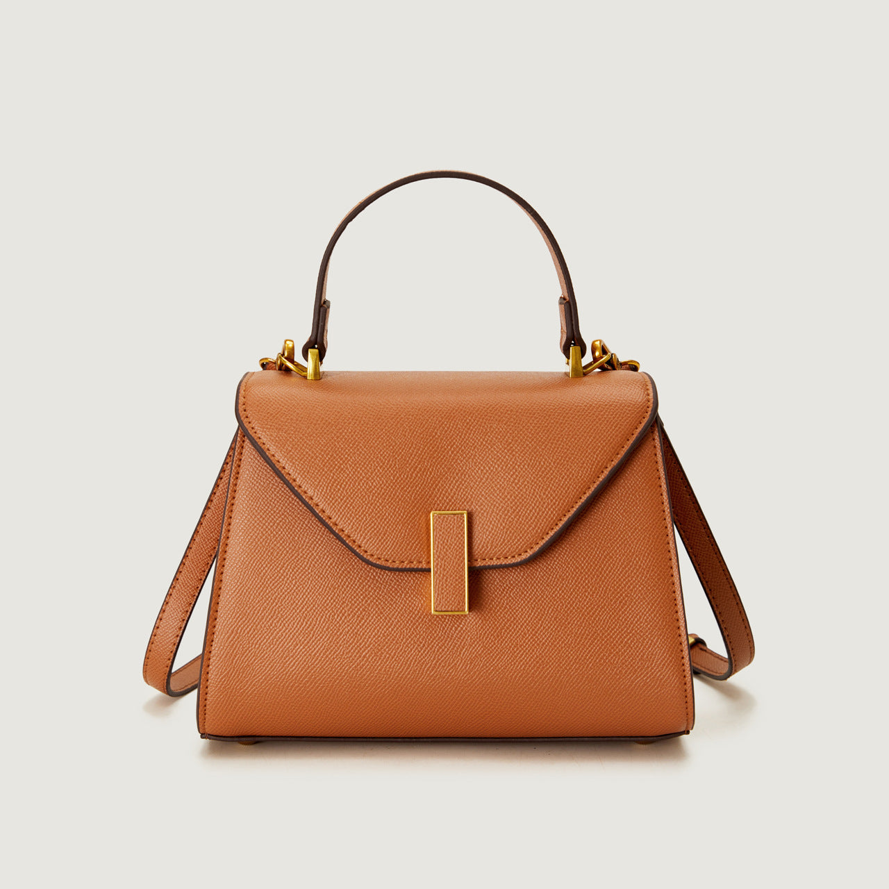 Women's Solid Color Retro Easy Matching Fashion Crossbody Bags