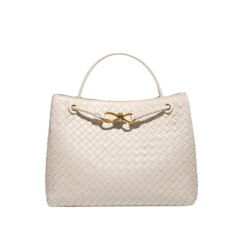 Design Metal Woven Retro Versatile Simple Handbags