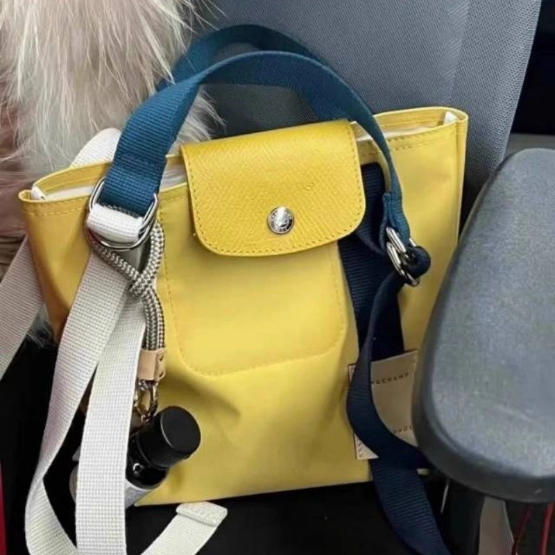 Color Dragon Boat Ribbon Block Waterproof Handbags