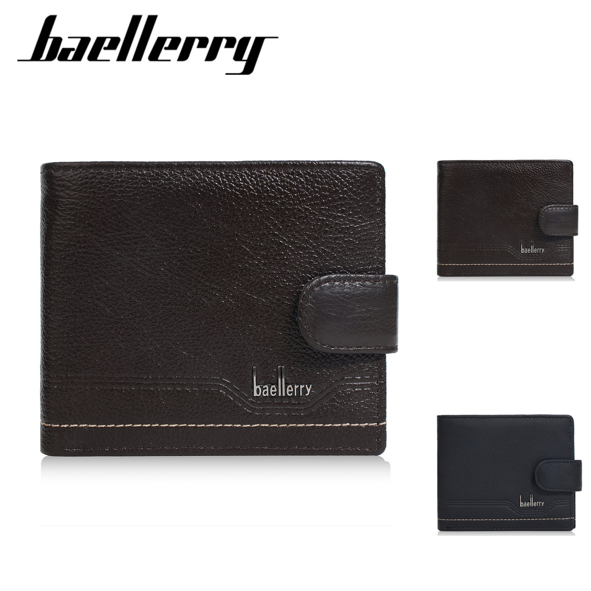 Men's Genuine Leather Short High Sense Business Men's Wallet