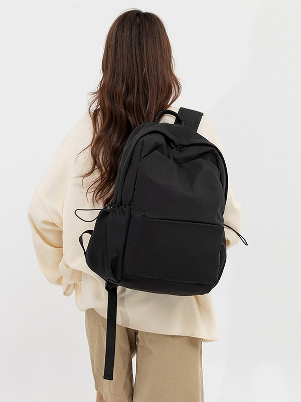 Capacity Solid Color Female Korean Male Bags