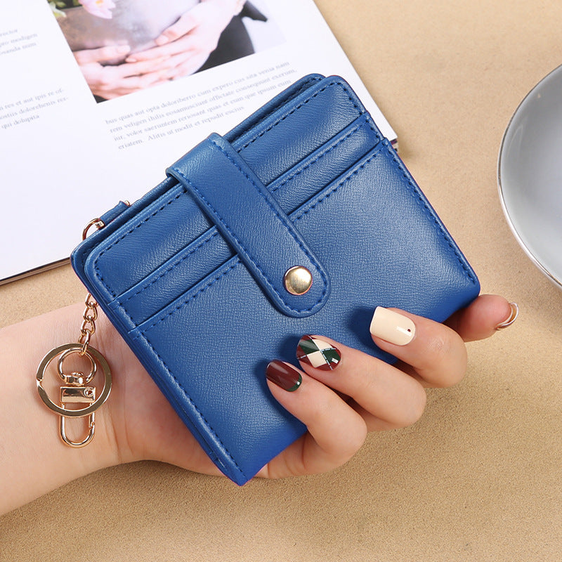 Women's Simple Short Three-fold Zero Fashion Ladies Wallet