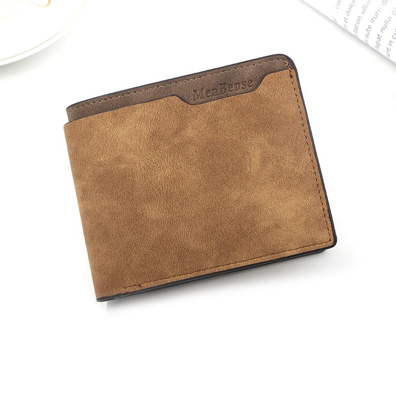 Men's Frosted Waterproof Short Fashion Leisure Men's Wallet