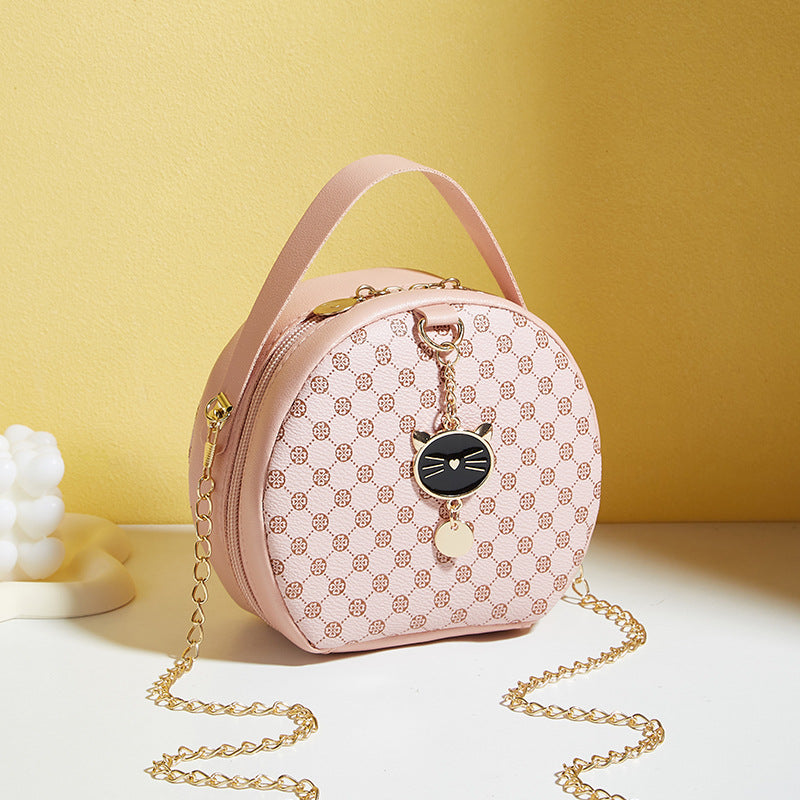 Pattern Cloth Round Simple Pouch Printing Bags