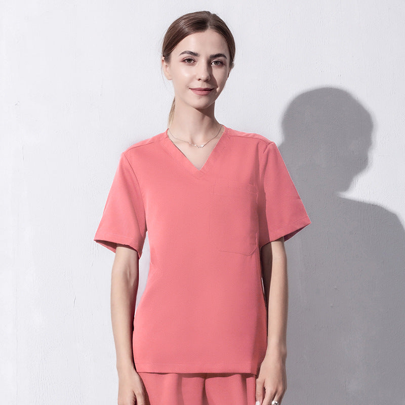 Work Clothes Elastic Operating Gown Sleeve Pet Beauty Uniform