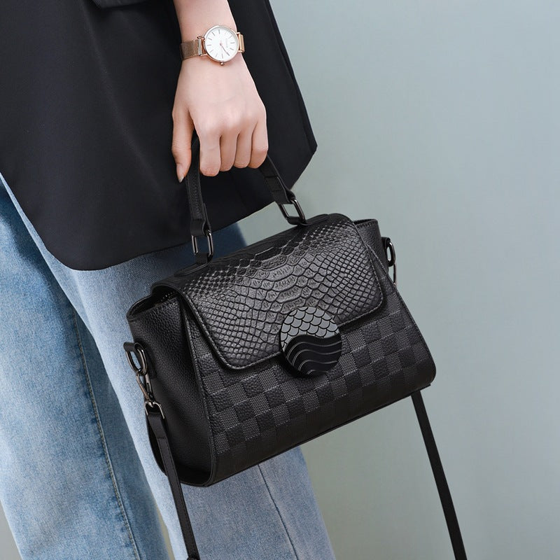 Women's Genuine Leather Large Capacity Light Luxury Women's Messenger Bag