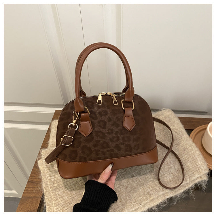 Women's Texture Solid Color Large Capacity Simple Popular Women's Shoulder Bag