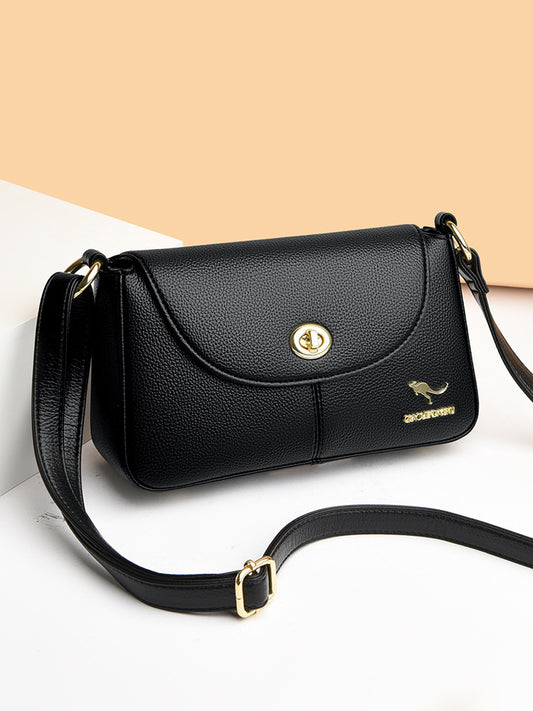 Women's Fashionable High-grade Simple Soft Leather Shoulder Bags