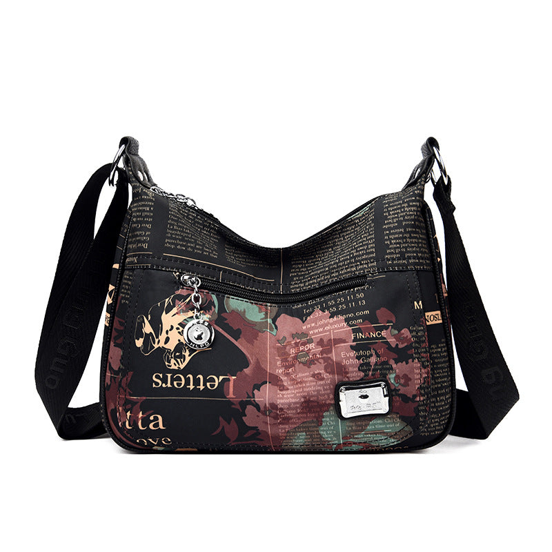 Waterproof Oxford Cloth Summer Large Capacity Crossbody Bags