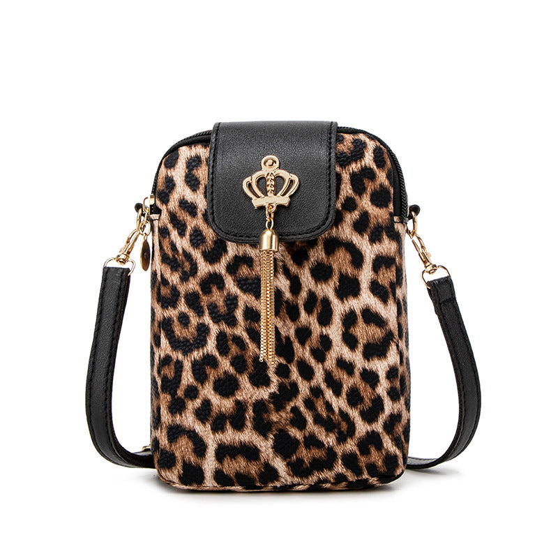 Unique Leopard Print Animal Pattern Fashion Women's Messenger Bag