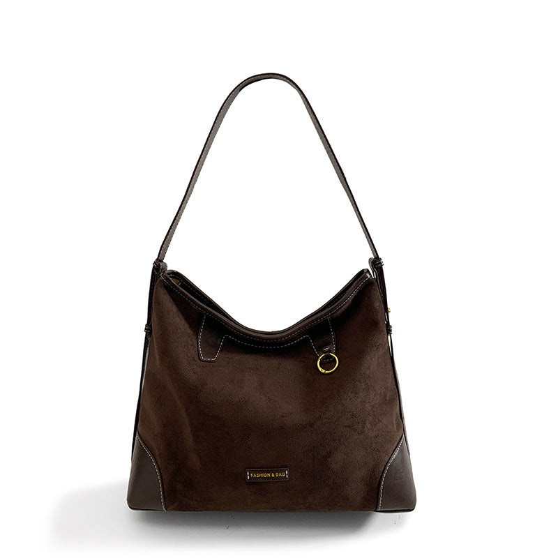 Women's Large Capacity Suede Fashion High-grade Tote Bags