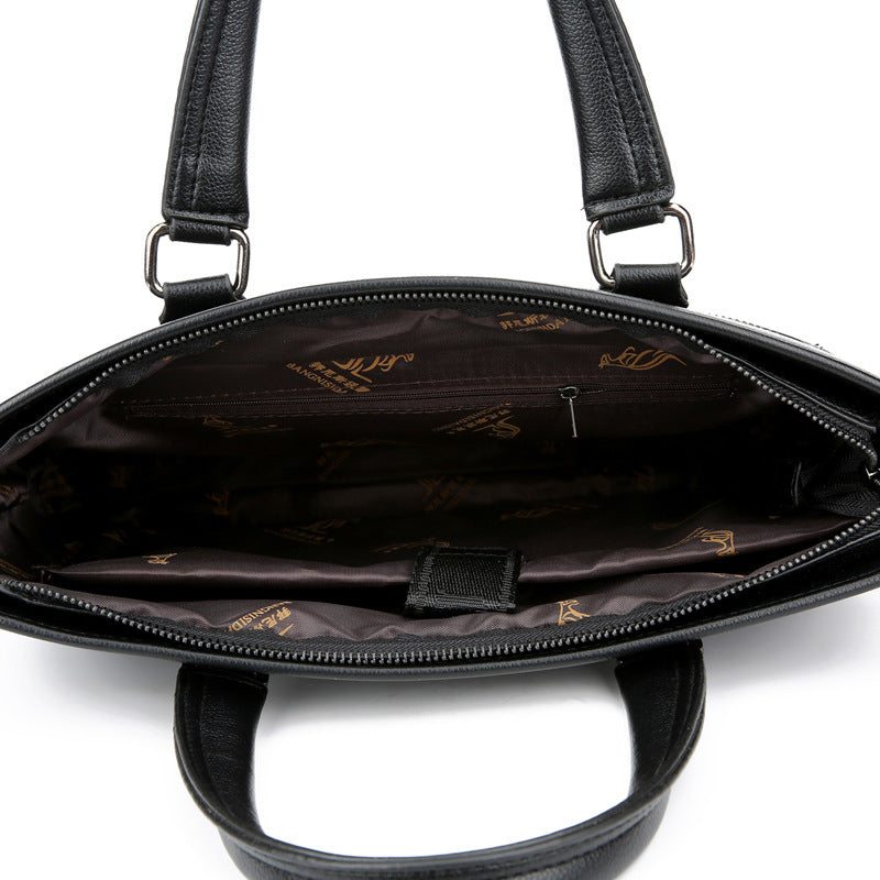 Men's Fashion Trendy Large Capacity Business Horizontal Laptop Bags