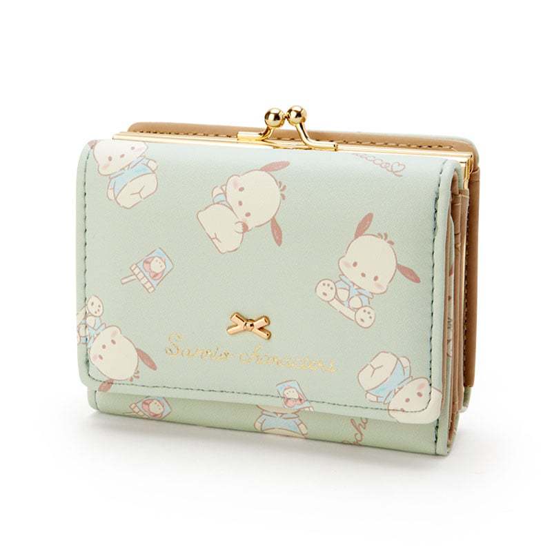 Women's Short 2 Fold Clow Shape Zipper Hasp Ladies Wallet