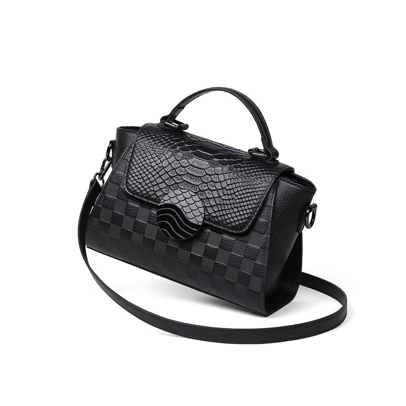 Women's Genuine Leather Large Capacity Light Luxury Women's Messenger Bag