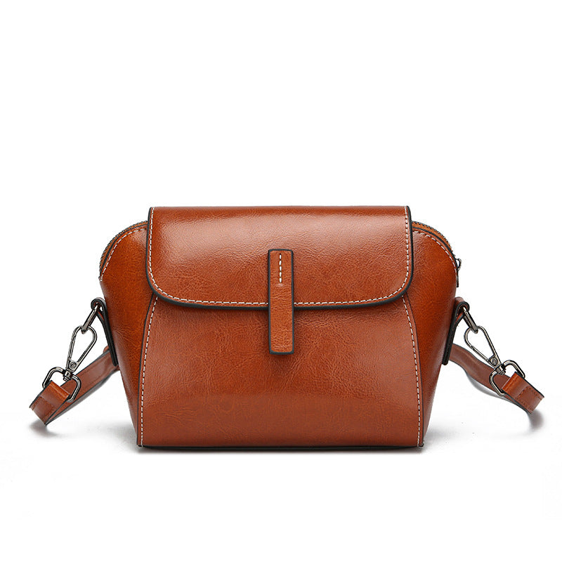 Women's Genuine Leather Shell Female Retro Fashion Bags