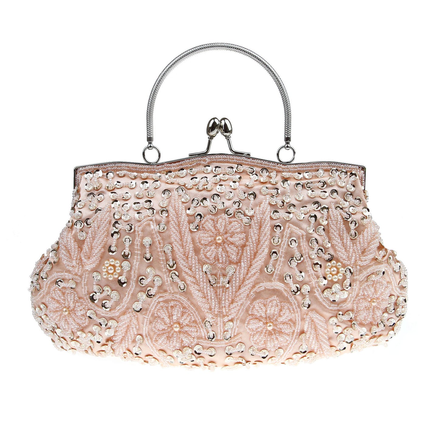 Women's Handmade Pearl Embroidery Dress Garment Dinner Evening Bags