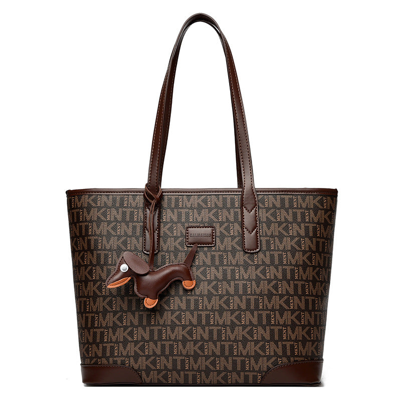 Women's Graceful Large Capacity Pattern Letter Handbags