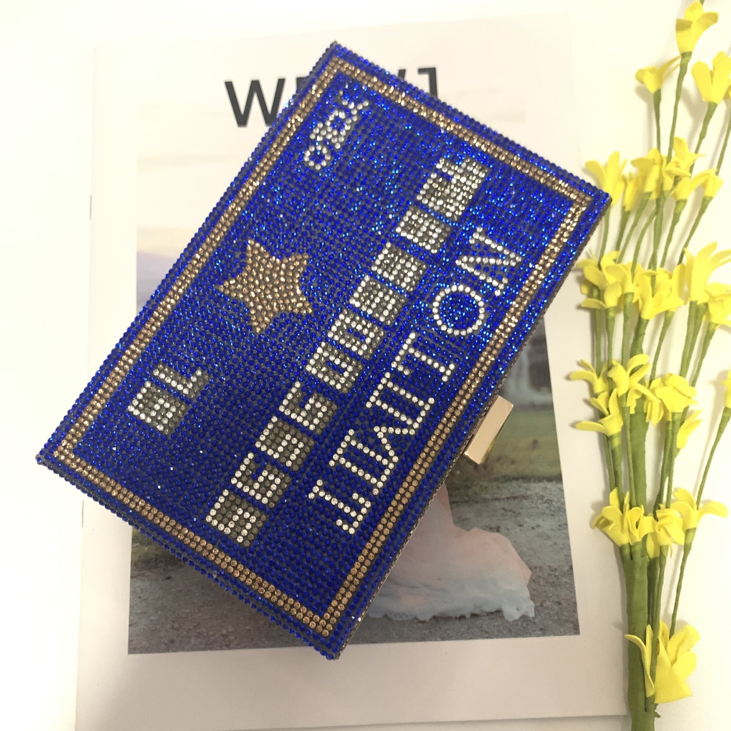 Fashion Diamond Clutch Personality Rhinestone Single Evening Bags