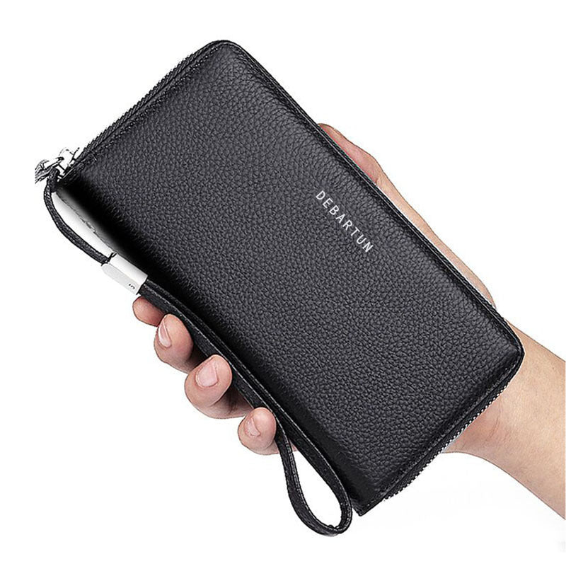 Men's Long Business Green Elegant Clutch Men's Wallet