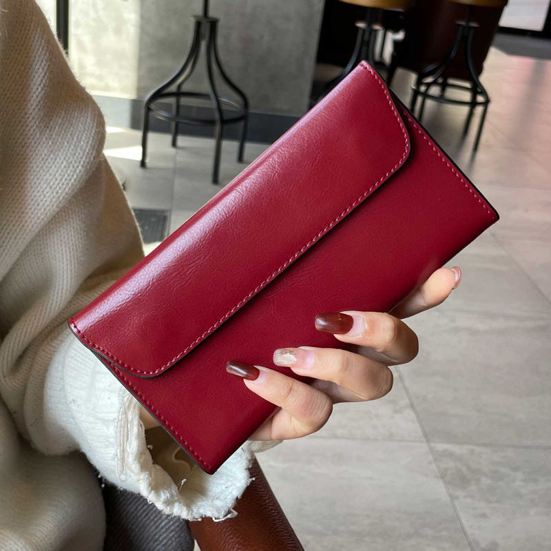 Women's Genuine Leather Design Exquisite Large Capacity Ladies Wallet