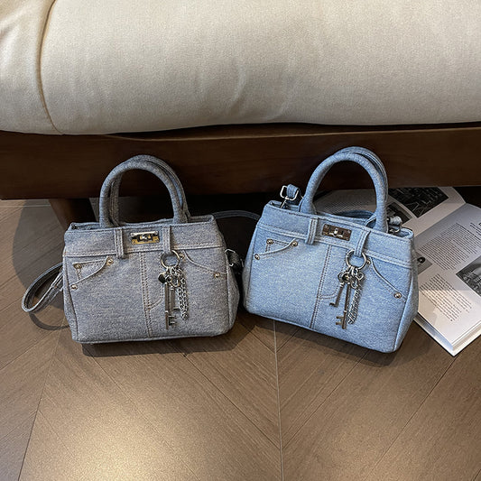 Women's Style Jeans Kelly Retro Versatile Fashion Crossbody Bags
