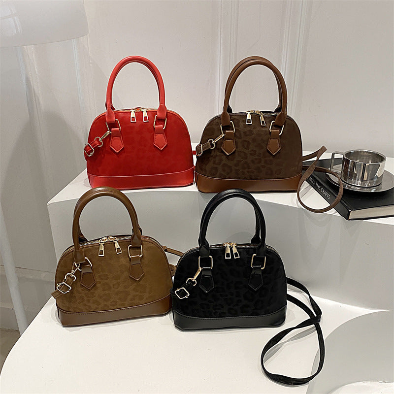 Women's Texture Solid Color Large Capacity Simple Popular Women's Shoulder Bag