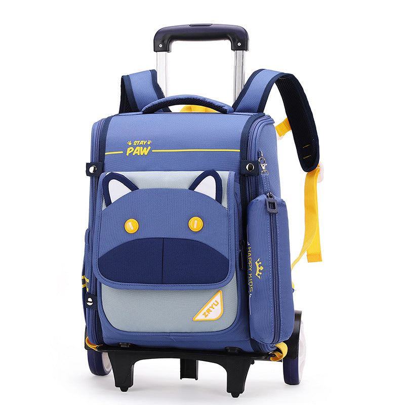 Women's & Men's Natural Fish Full Open Space Primary Grade Elementary School Students' Schoolbags