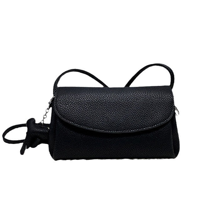 Women's Fashion Cattle Leather Design Pleated Elephant Crossbody Bags