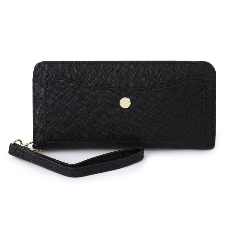 Women's Large Capacity Fashion Advanced Leather Long Ladies Wallet