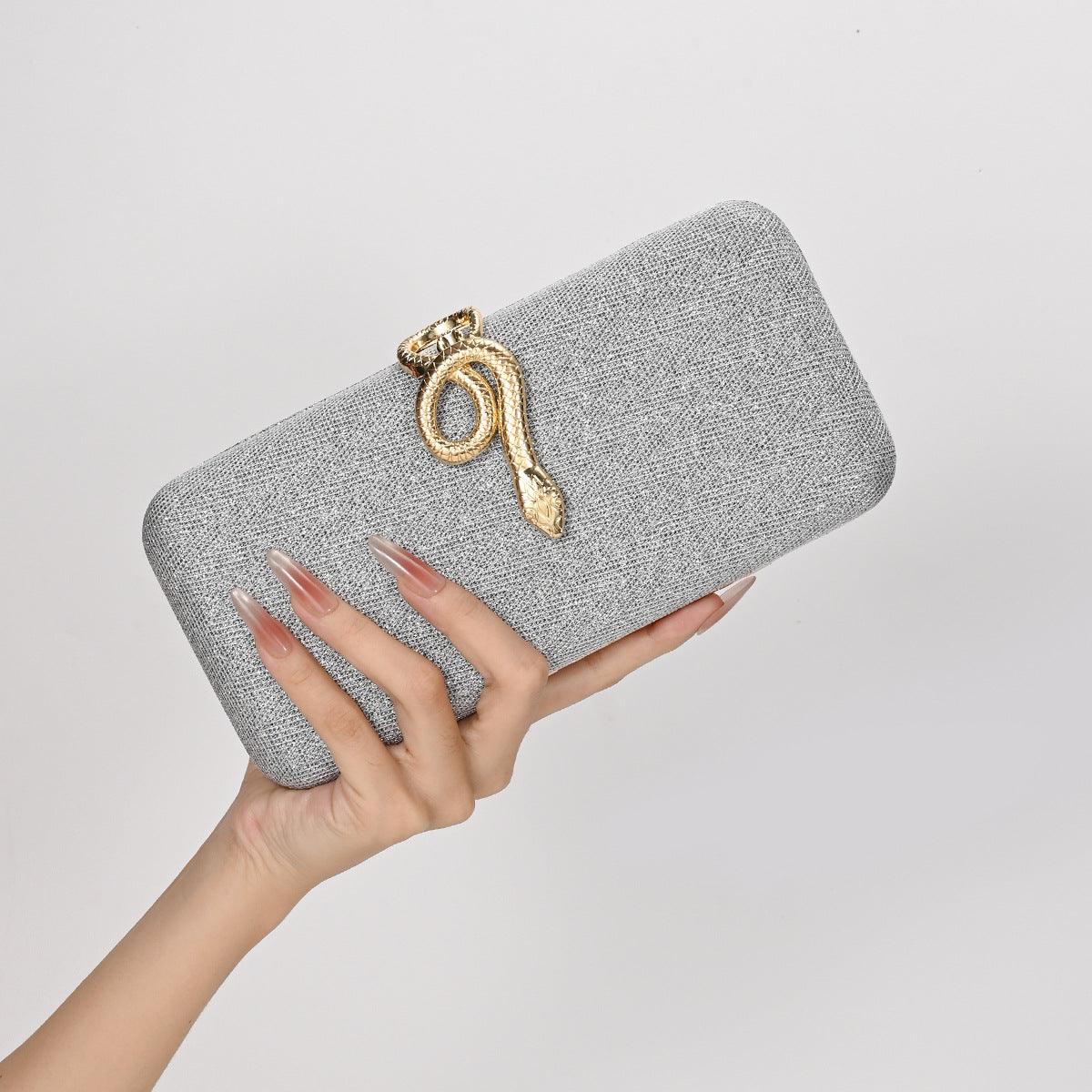 Women's Elegant Snake Shiny Banquet Party Club Evening Bags