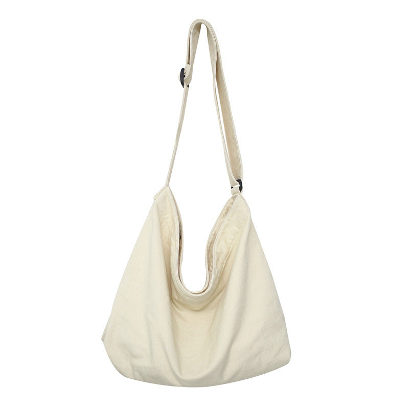 Simple Comfortable Literary Washed Canvas Leisure Women's Messenger Bag