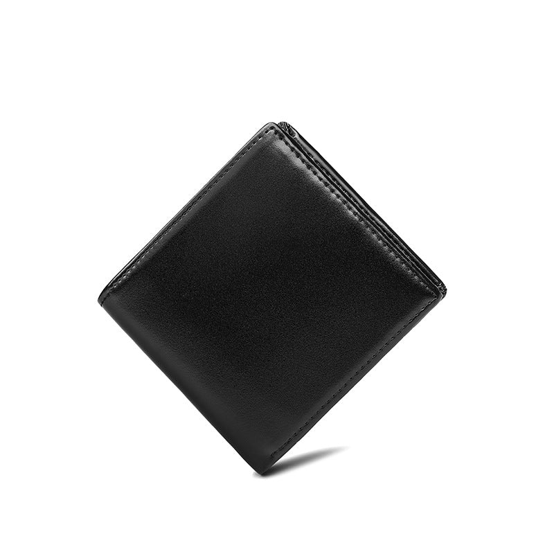 Men's Genuine Leather Two Fold Pocket Business Men's Wallets