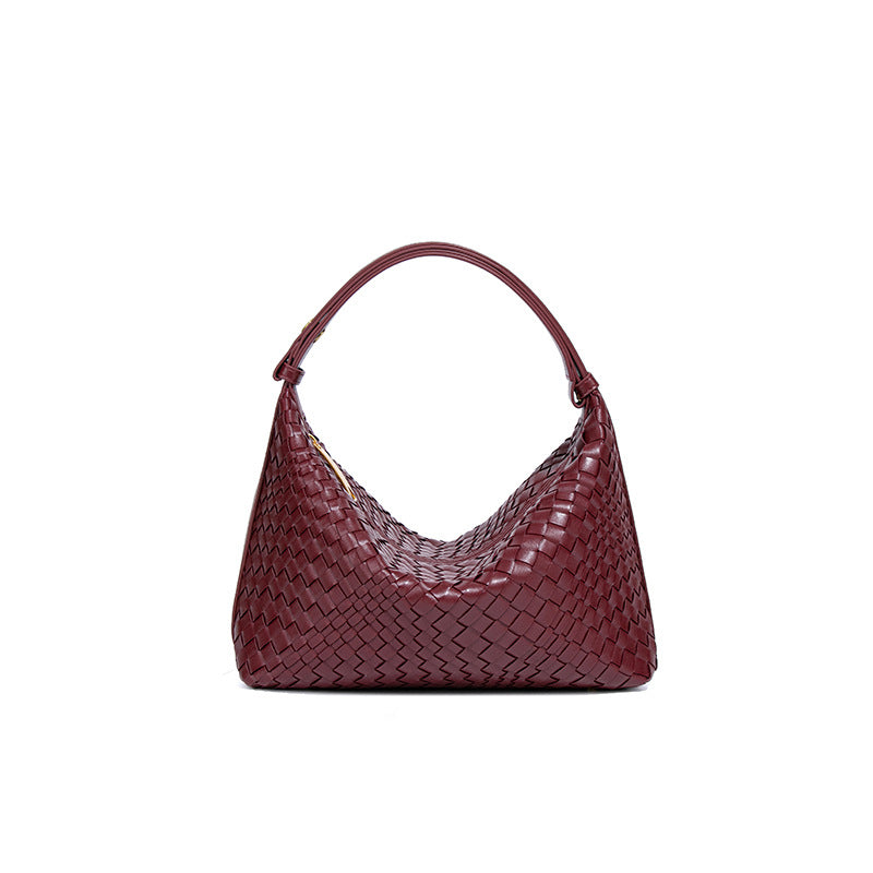 French Minority Hand-woven Versatile High-grade Large Handbags