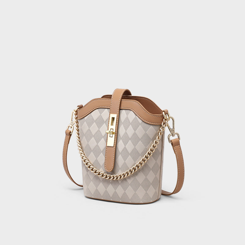 Women's Autumn Water Portable Genuine Leather Luggage