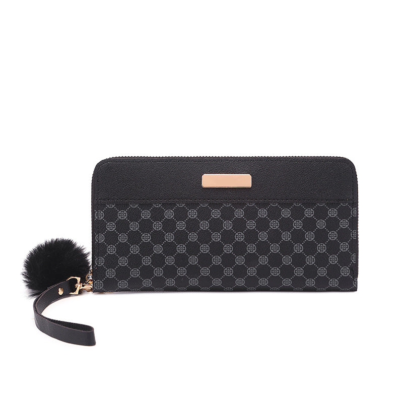 Slouchy Women's Printed Long Clutch For Ladies Wallet