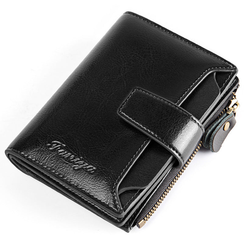 Women's Fanya Short Genuine Leather Compact Exquisite Purses