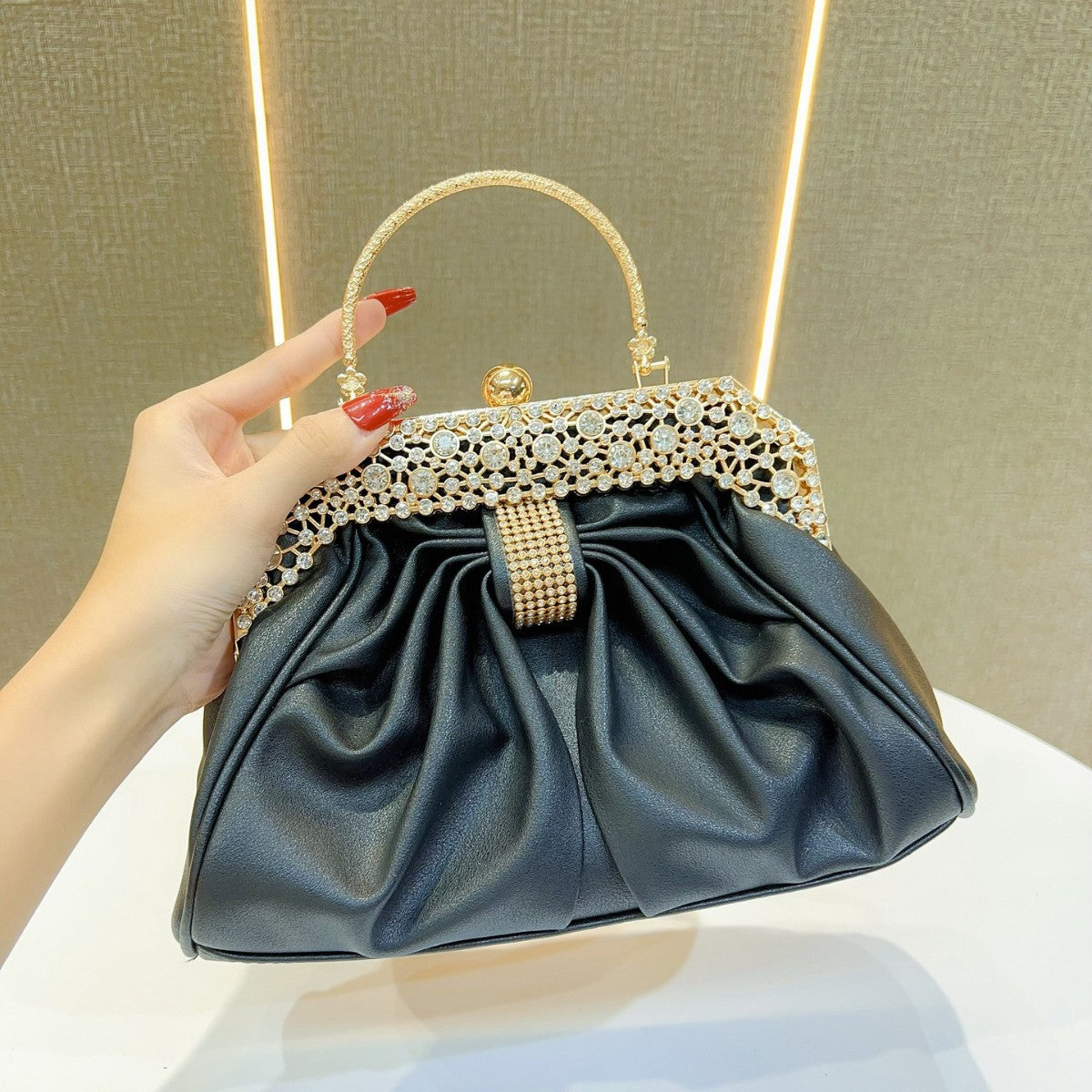 Women's Dinner Fashion Ball Party Diamond Handbags