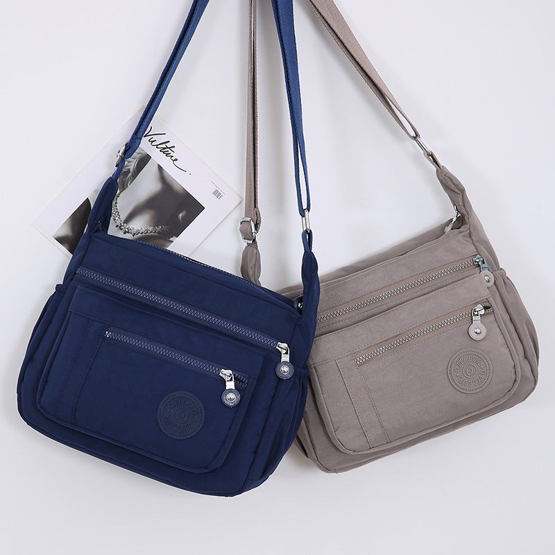 Women's Korean Style Nylon Canvas Large Capacity Travel Bags